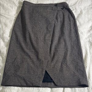 Banana Republic brown & charcoal plaid Pencil Skirt size 8